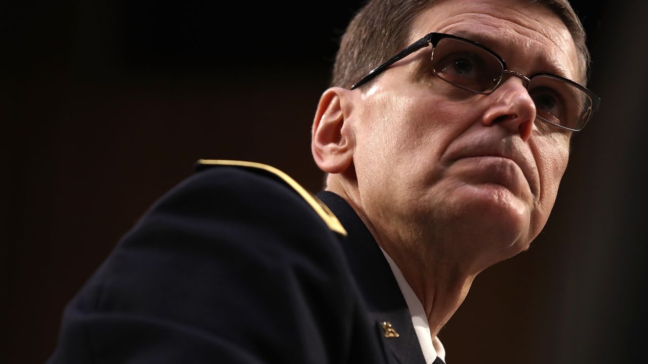 Army Gen. Joseph Votel, commander of US Central Command, testifies before the Senate Armed Services Committee on Thursday, March 9. Votel was updating the committee on operations in Afghanistan and Syria. He also <a href="http://www.cnn.com/2017/03/09/politics/general-votel-seal-raid-yemen-hearing/" target="_blank">accepted full responsibility</a> for a controversial January raid that resulted in the death of a Navy SEAL and several civilians in Yemen.