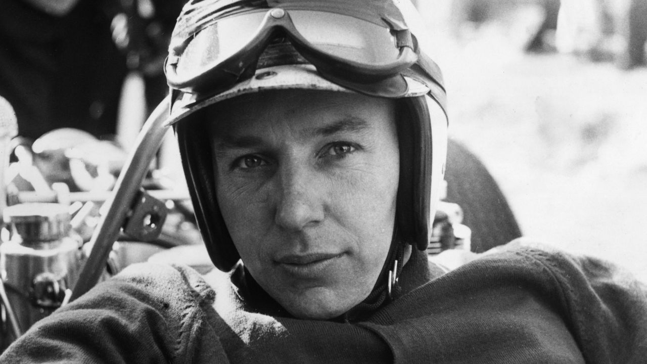 John Surtees at the 1965 Race of Champions meeting at Brands Hatch in England.
