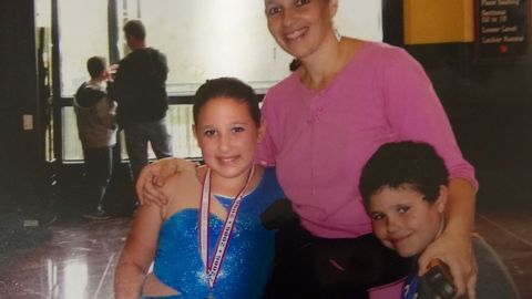 Elias Rosenfeld as a boy with his mother Anabella and sister Sharon.