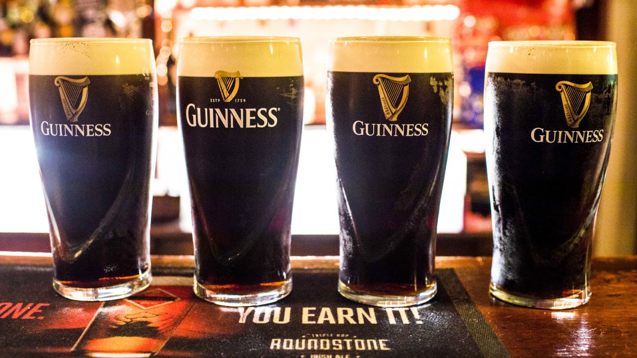 <strong>The Crown and Shamrock: </strong>Guinness drinkers, explains Dead Rabbit co-owner Sean Muldoon, say the first pint should be drunk in "three gulps," leaving just two foam lines on the glass.