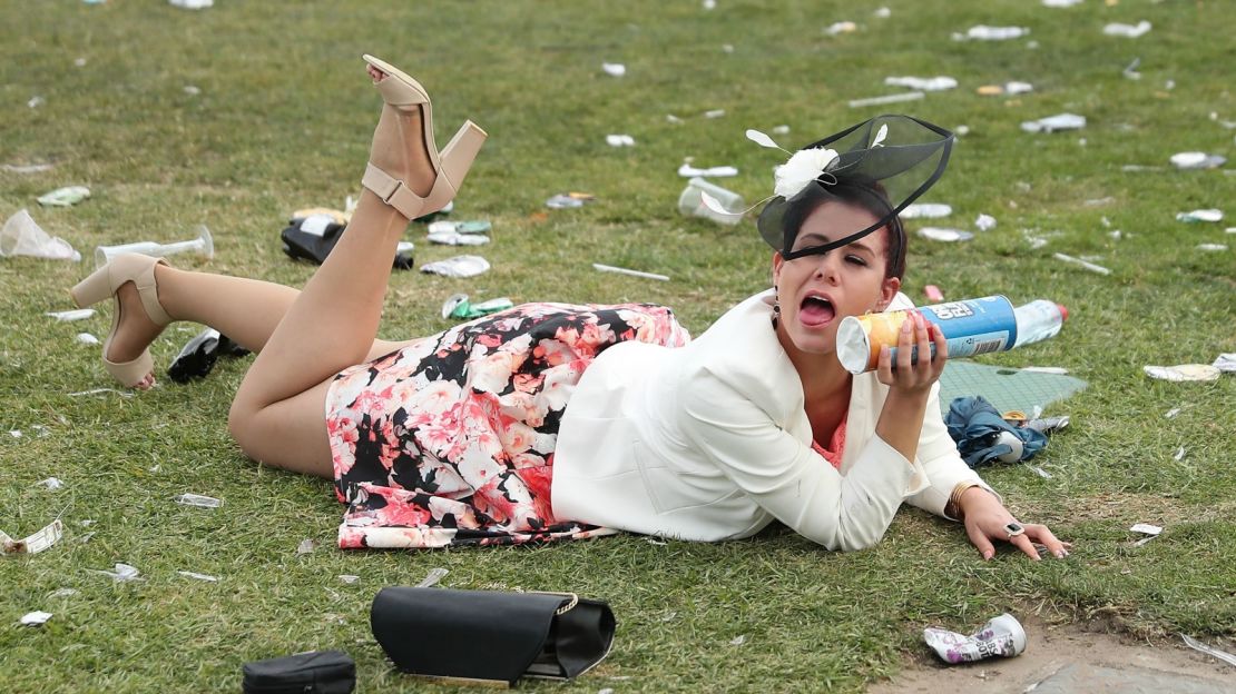 Melbourne Cup day bacchanal.