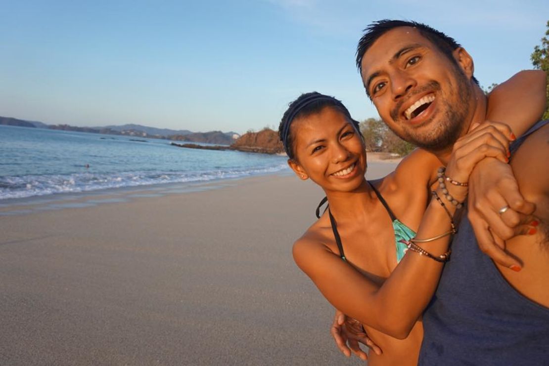 Mark and Camille strike a pose in Nicaragua.