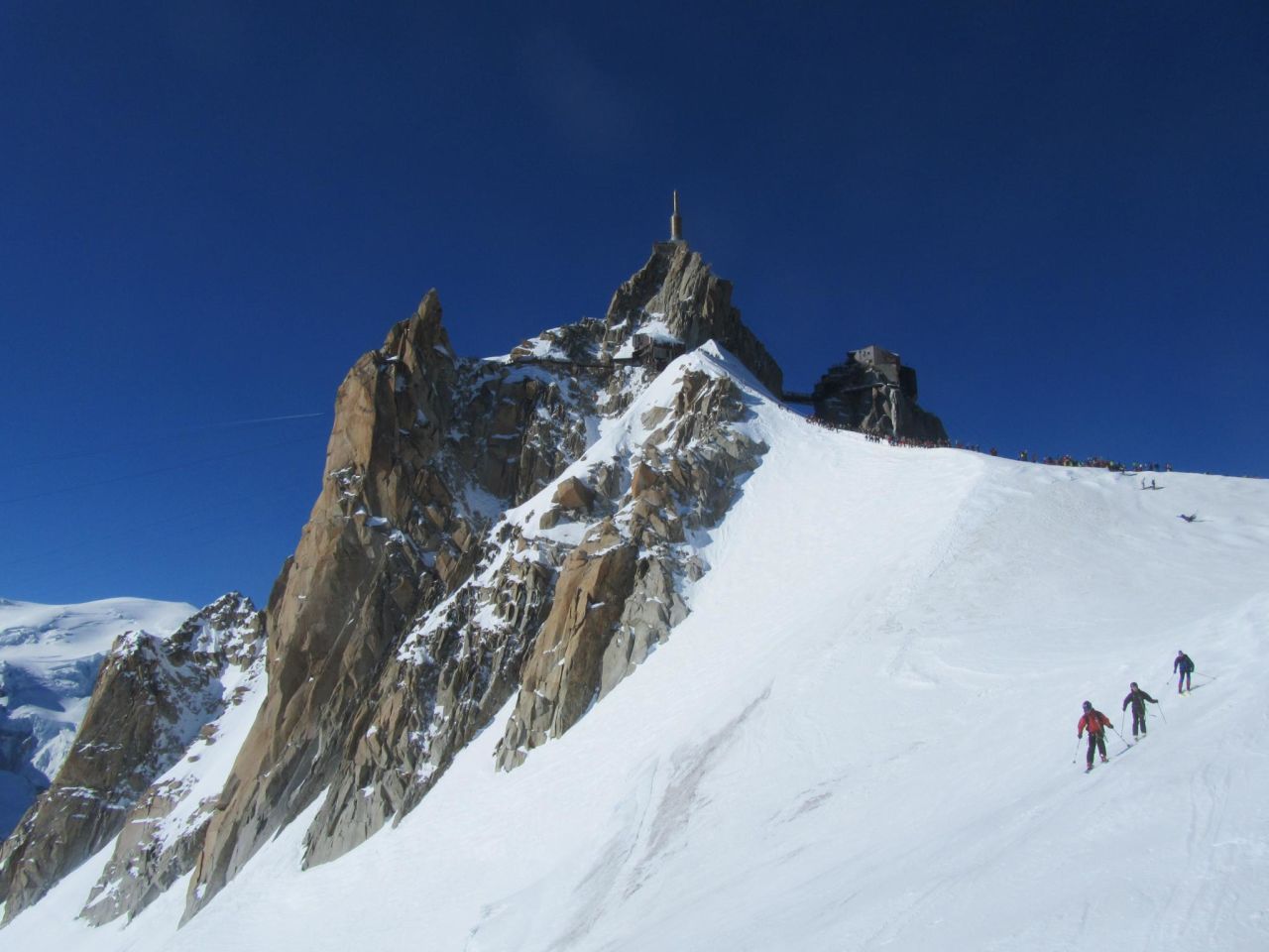 Thrill-seekers will love skiing at Chamonix Vallée Blanche, France.