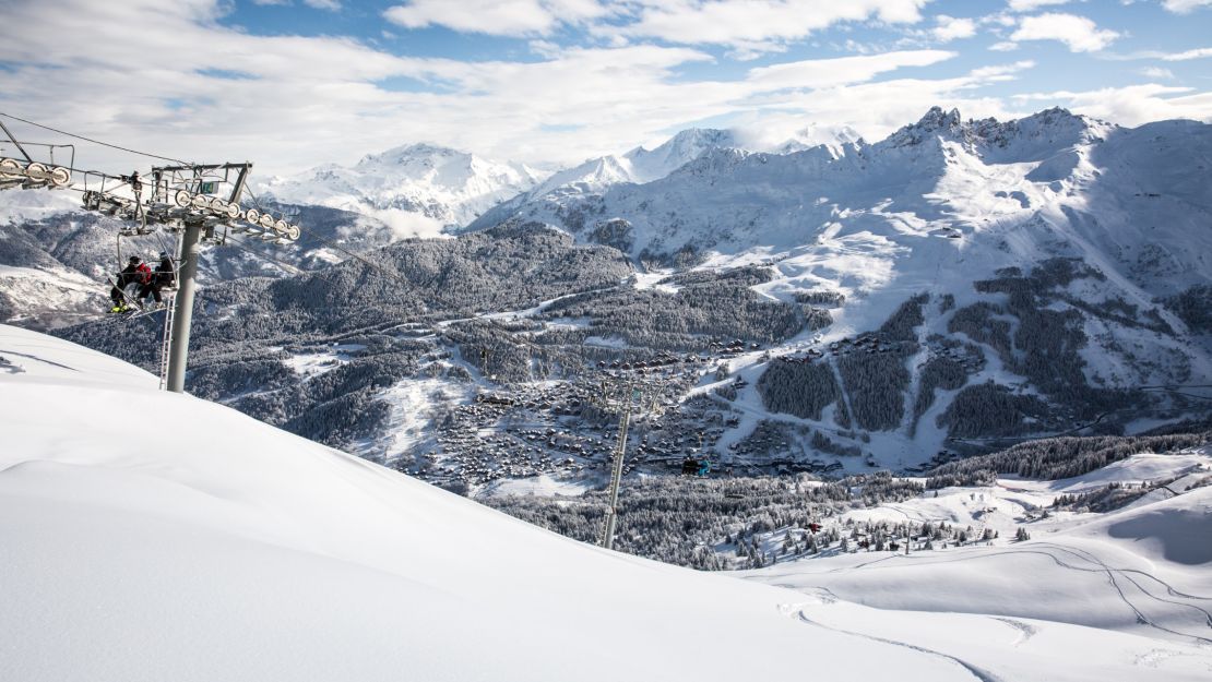 Meribel: Part of the world's biggest ski area.
