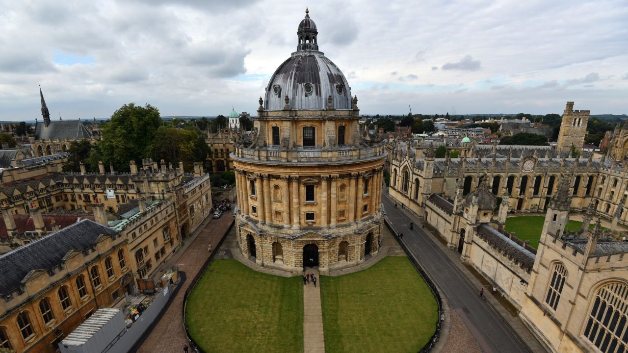OXFORD, ENGLAND - SEPTEMBER 20: Radcliffe Camera is pictured on September 20, 2016 in Oxford, England. Oxford University has taken number one position in the 2016-2017 world university rankings beating off Harvard and Cambridge for the top spot.  (Photo by Carl Court/Getty Images)