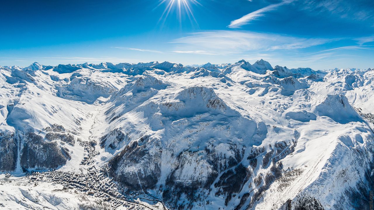 <strong>Val D'Isere, France: </strong>Val d'Isere grew out of a small alpine farming village at the end of the Tarentaise valley into one of the world's best known resorts offering 300 kilometers of runs. 