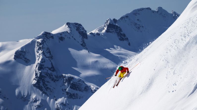 Whistler's summer skiing area is the Horstman glacier above Blackcomb mountain. The venue is for advanced and expert skiers, with a terrain park and moguls fields to practice that freestyle technique in soft, sunny conditions.