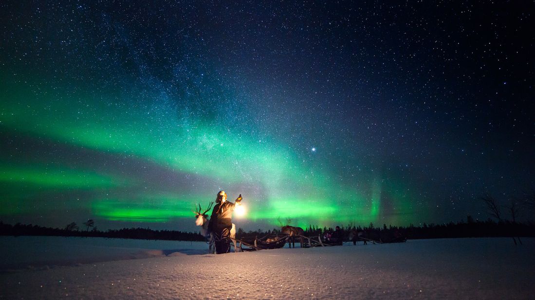 <strong>Northern lights, Muonio, Finland: </strong>The dancing, shimmering lights are impossible to capture fully in photos and often startle first-time viewers.