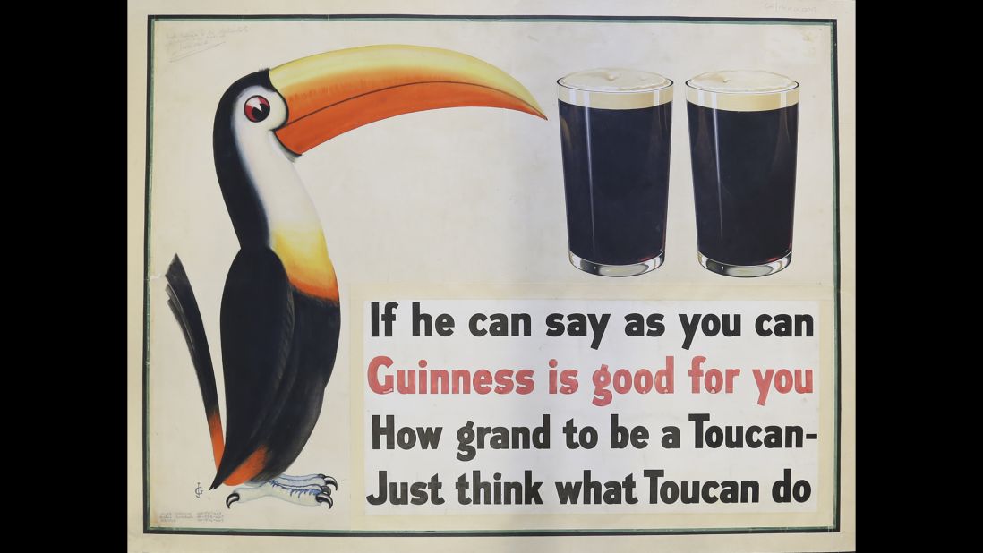 Guinness, the famous stout beer, had among its famous slogans of the 1920s, '30s and '40s such health claims such as "Guinness is good for you" and "Guinness for Strength."
