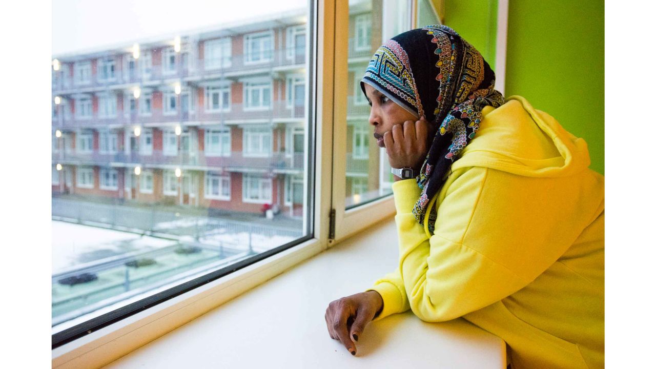 Bushra Hussein says she is now at peace with life in the Netherlands. "It's my second home... I've lived here almost 8 years. I've come across a lot of problems without documents, but still I can call it home, because the place I'm living is safe."