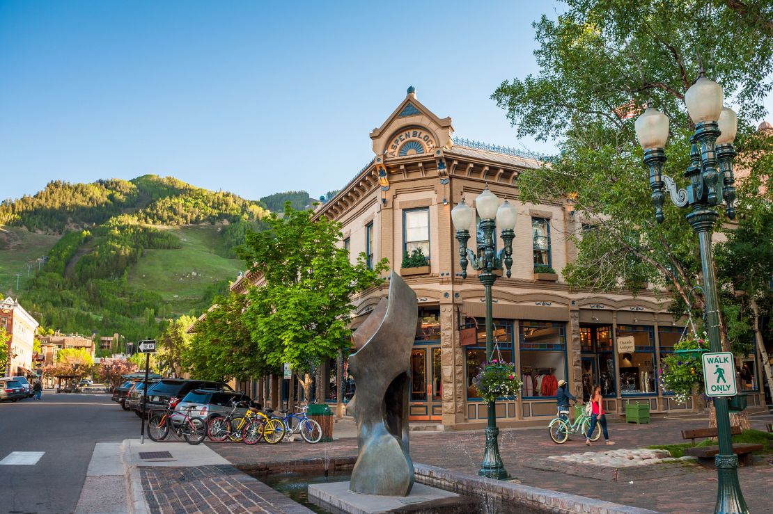 Downtown Aspen is charming year-round.