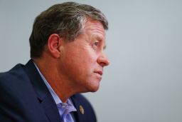 Republican Congressman Charlie Dent speaks during an interview at his campaign office in Allentown, Pennsylvania on November 2, 2016.
