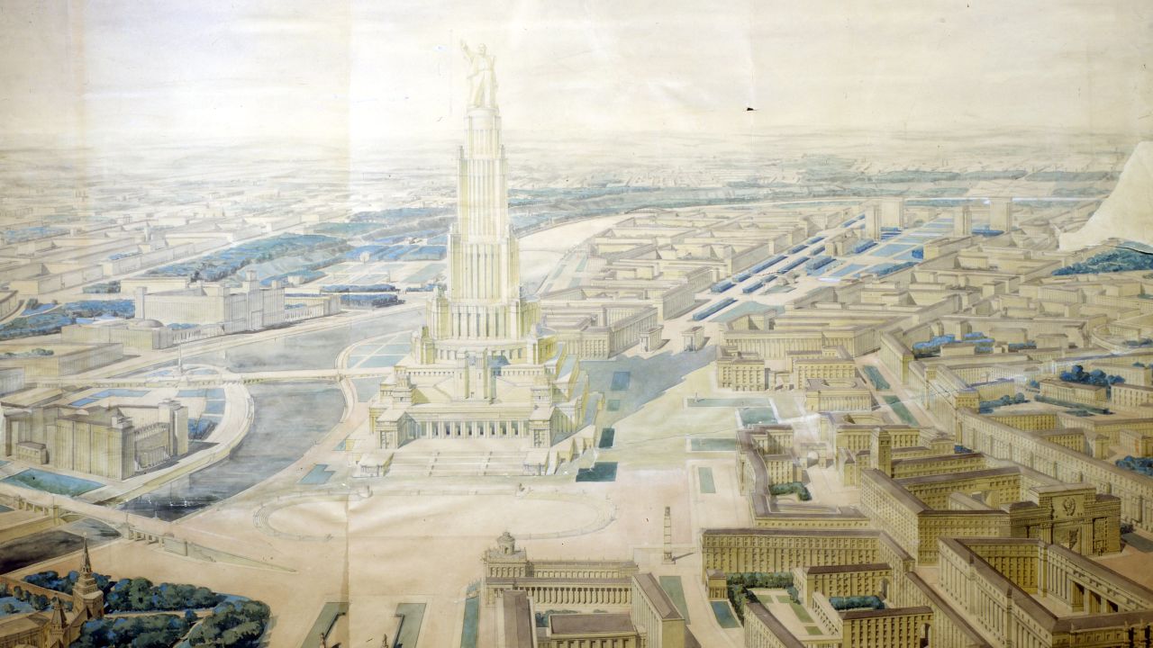 palace of the soviets sketch