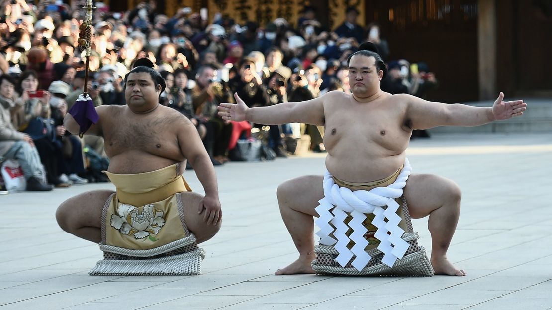 Sumo is more like a religion than a sport in Japan.