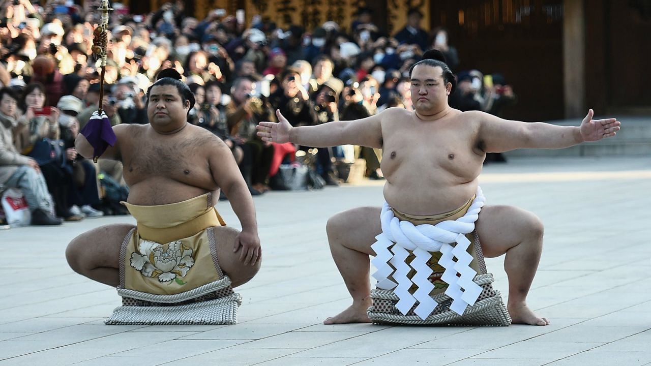Sumo is more like a religion than a sport in Japan.