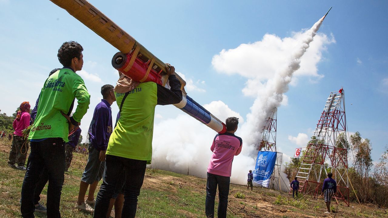 Blast off: Thailand's rocket festival.