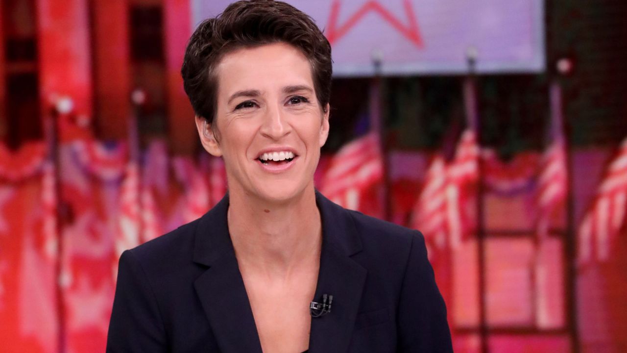 Late night pokes fun at Rachel Maddow