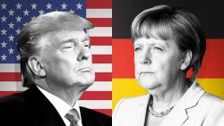MOBAPP Trump Merkel Split