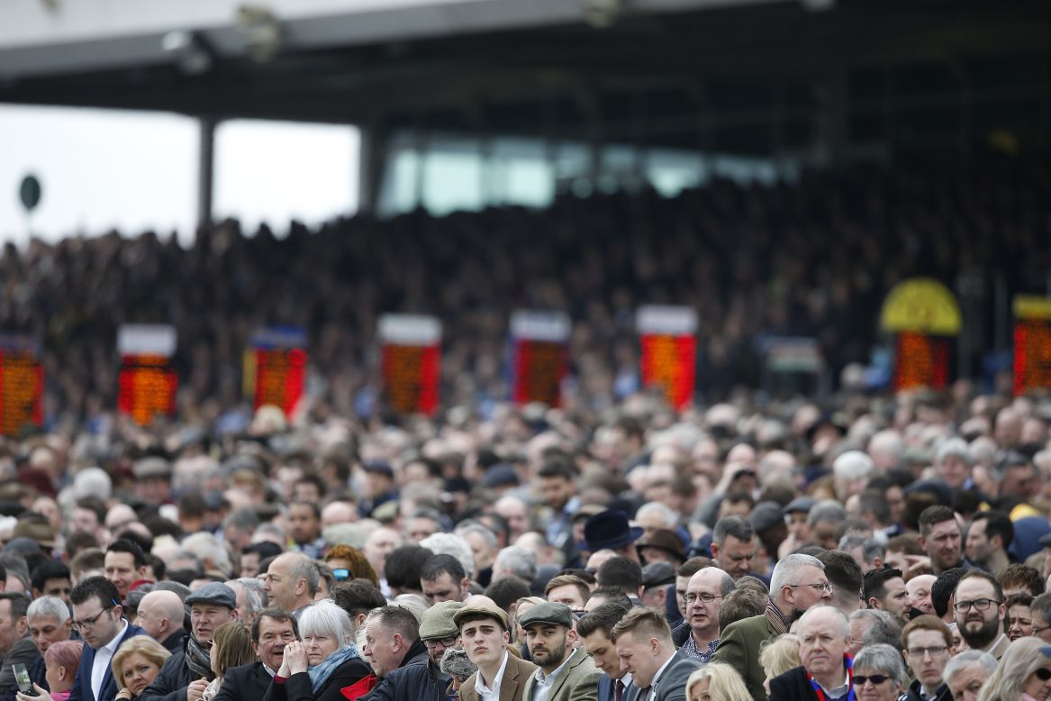There was a full house at Cheltenham racecourse on day one of the festival. In 2015, almost <a href="http://www.isportconnect.com/index.php?option=com_content&view=article&id=31313:the-cheltenham-festival-2015-breaks-attendance-record&catid=40:horse-racing&Itemid=46" target="_blank" target="_blank">250,000</a> attended across the four days of racing.