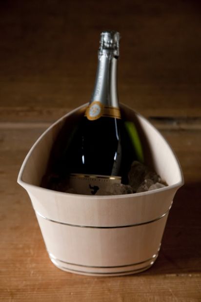 He has also designed and built wooden champagne buckets, including for French house Dom Perignon. 