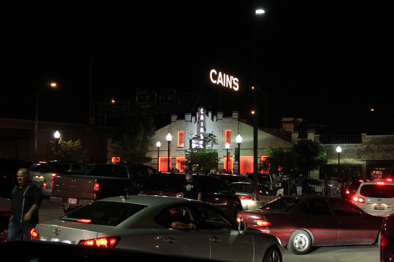 The historic music venue of Cain's Ballroom.