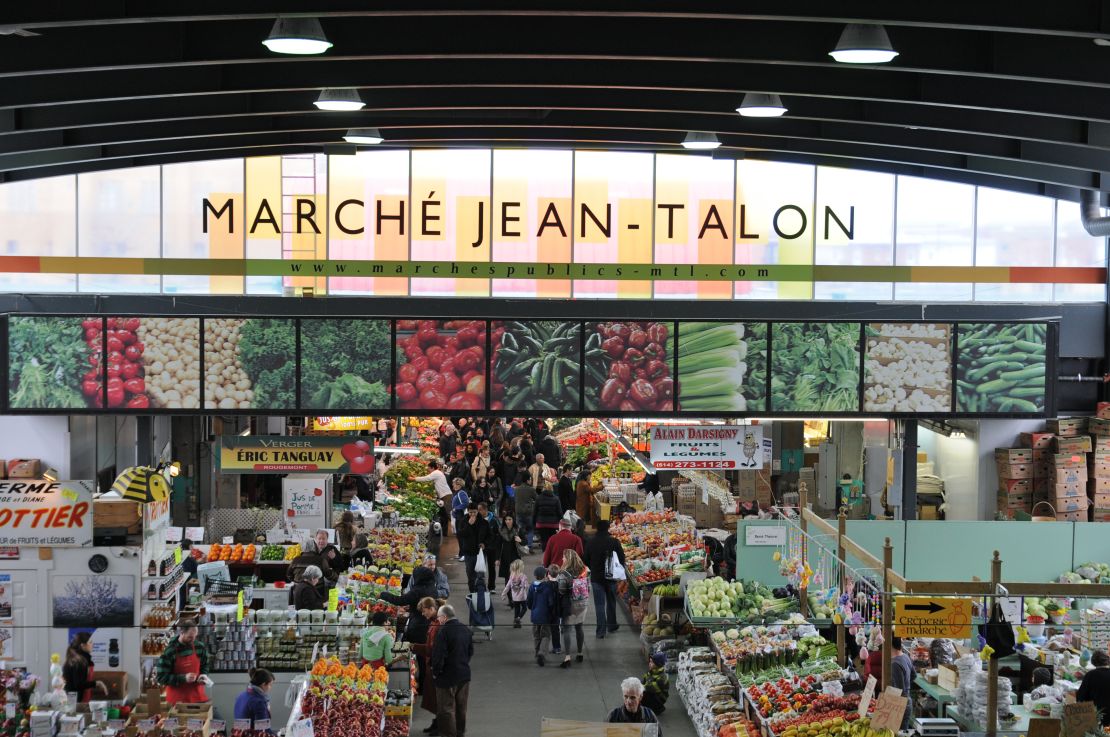 Jean-Talon Market is in the heart of Little Italy. It opened in 1933.
