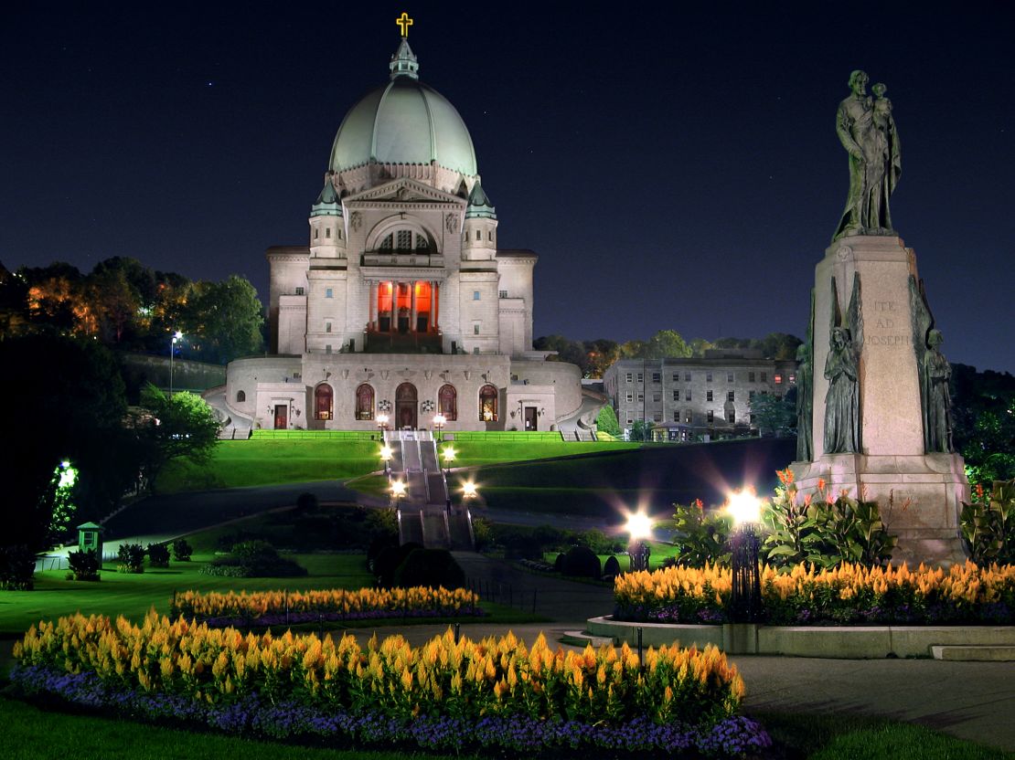St. Joseph's Oratory of Mount Royal is in central Montreal.