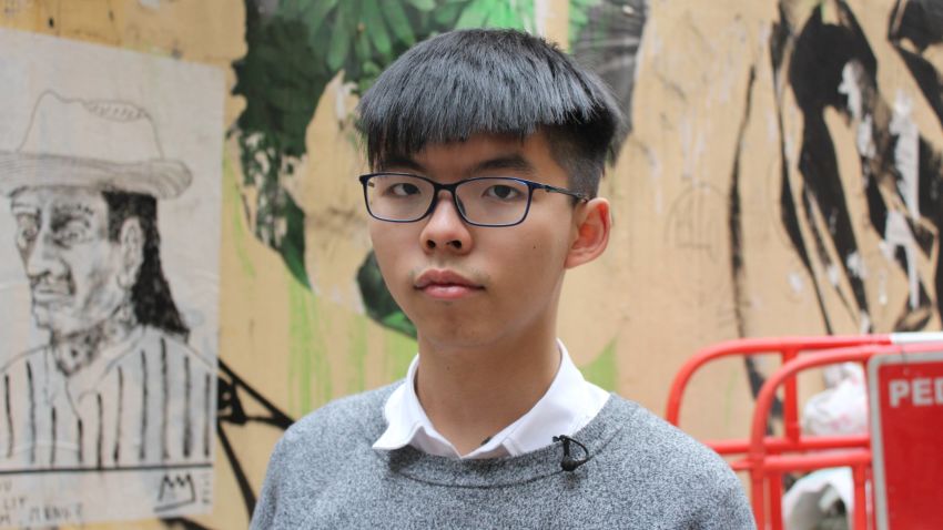 Joshua Wong has become one of Hong Kong's best known pro-democracy activists.