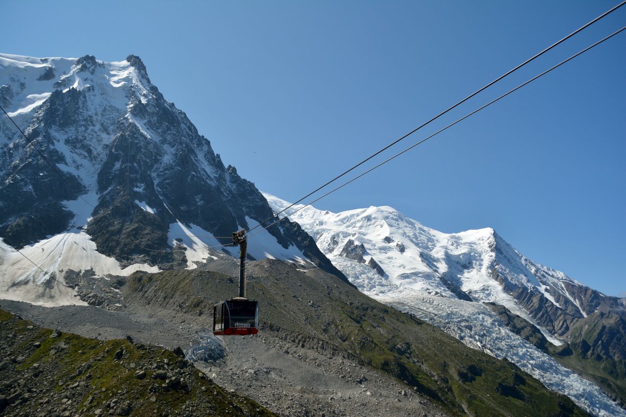 In summer Chamonix prefers to wear green, while white is its winter attire.