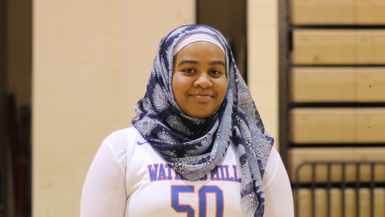 Je'Nan Hayes played 24 games with a hijab, but was excluded from her team's final contest.