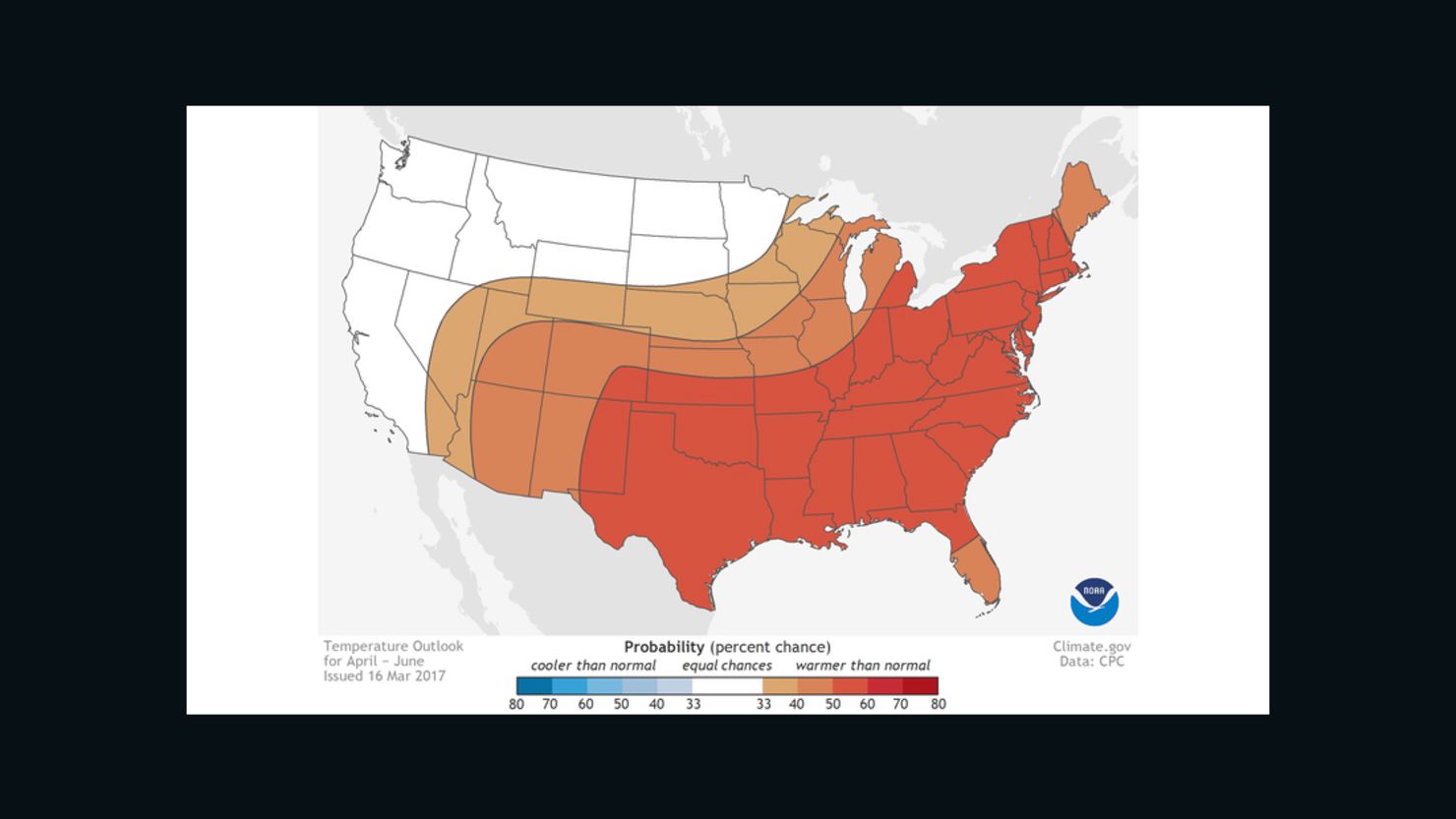 weather spring temperature outlook