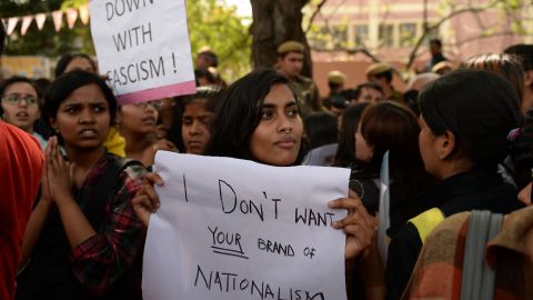 Students in India say they are scared of speaking out. 