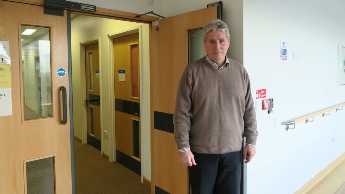 Neurosurgeon Richard Kerr faces the challenge of bed shortages in his hospital in Oxford most weeks.