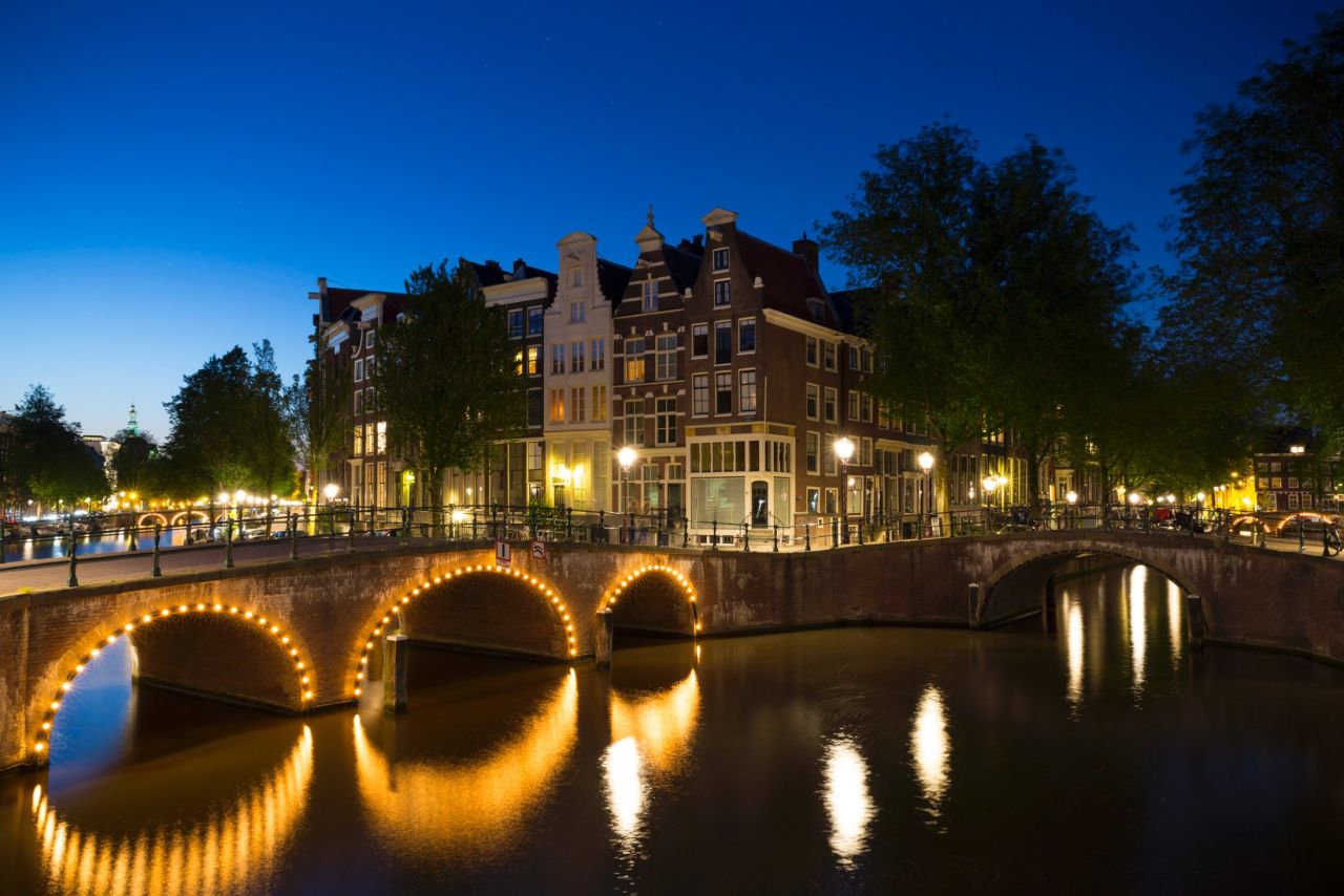 <strong>6. Netherlands -- </strong>The Dutch country famous for Van Gogh, tulips and canals -- marked by these illuminated bridges at Kaisersgracht and Leidsegracht in Amsterdam -- moved up one spot to sixth place. 