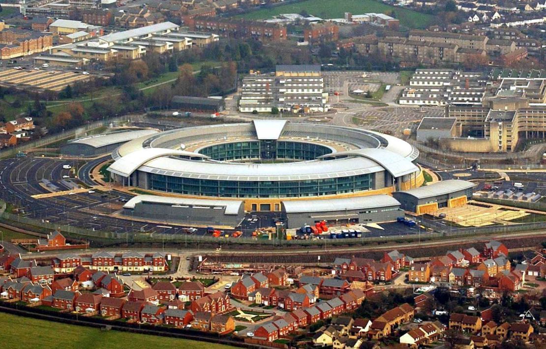 Government Communications Headquarters (GCHQ) in Cheltenham, England.