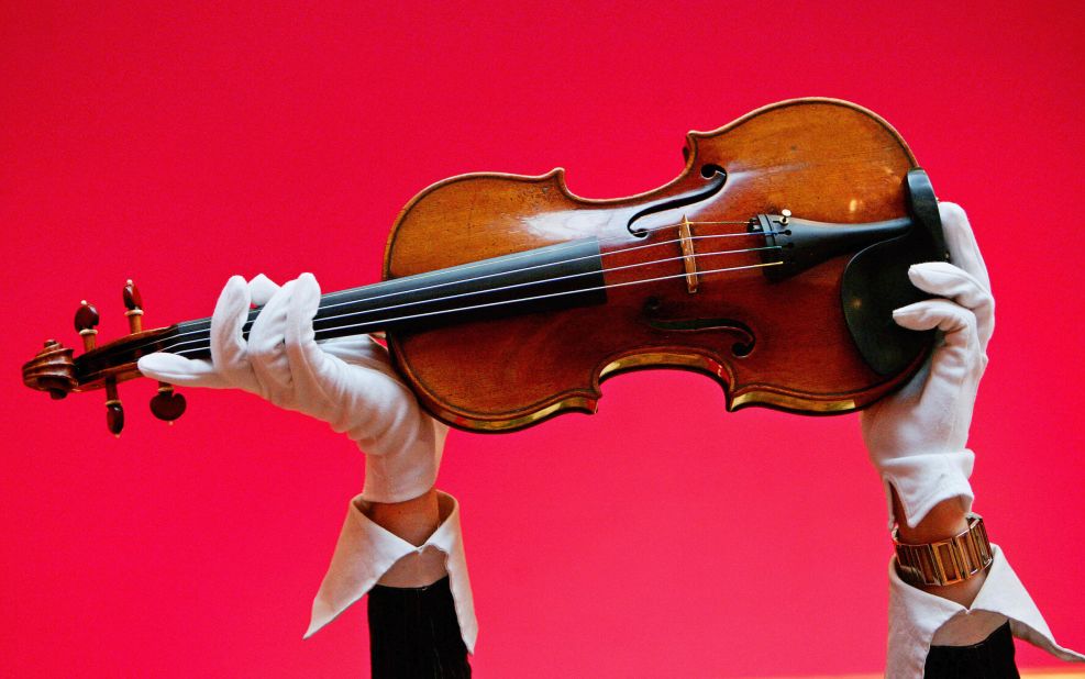 A 1729 Stradivari violin known as the "Solomon, Ex-Lambert" sold for $2.7 million at a 2007 Christie's auction.