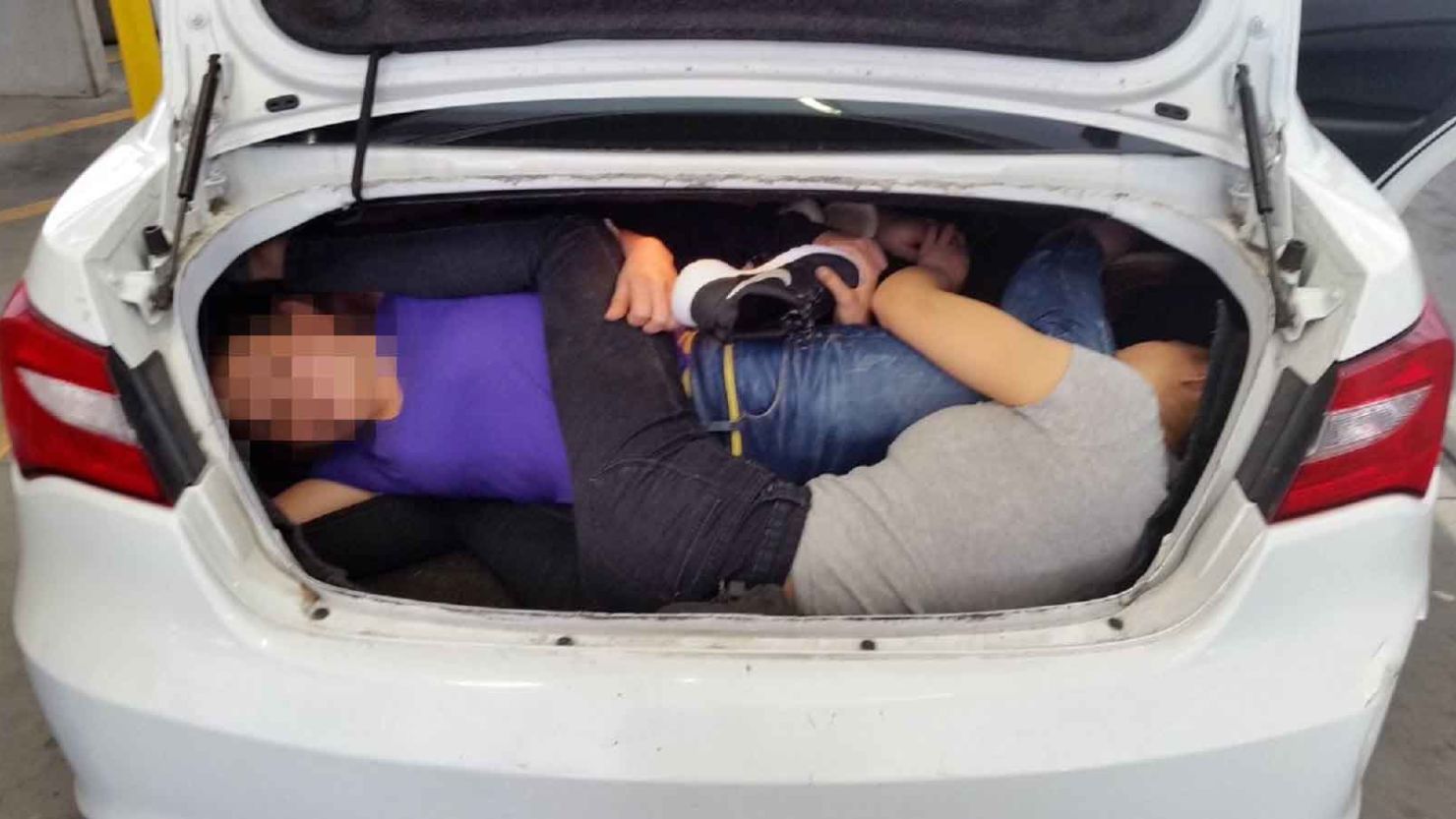 Man Arrested at Border for Allegedly Smuggling 4 Undocumented Chinese Nationals in Car Trunk