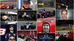 F1 circuit collage