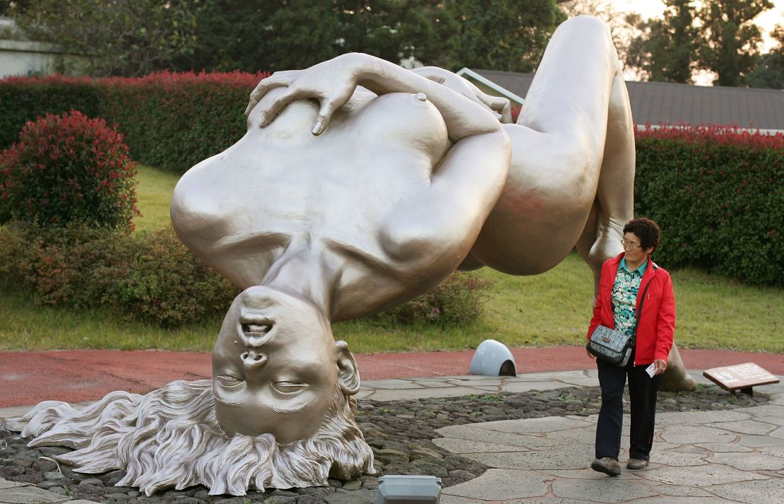 Love Land is an outdoor sex-themed sculpture park on Jeju Island. 