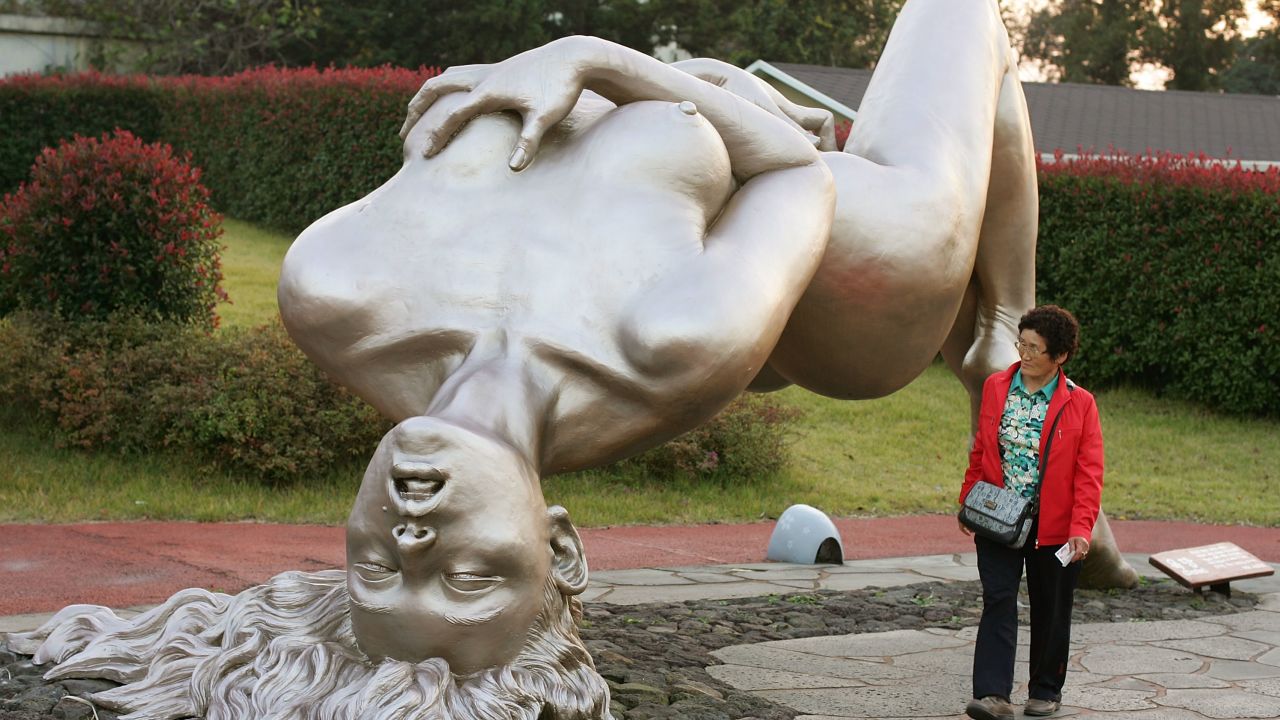 This is the tamest sculpture of the bunch.