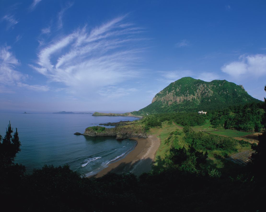 Jeju's stunning coast.