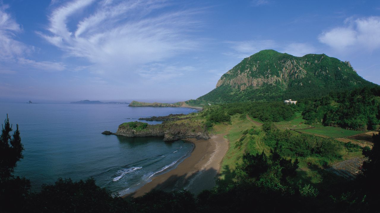 Jeju's stunning coast.