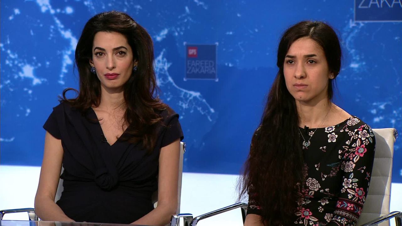 exp GPS Amal Clooney Nadia Murad ISIS legal_00005215.jpg