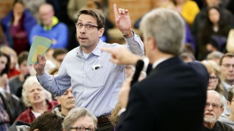 Angry constituents, many upset over plans to repeal Obamacare, confronted representatives at town halls.