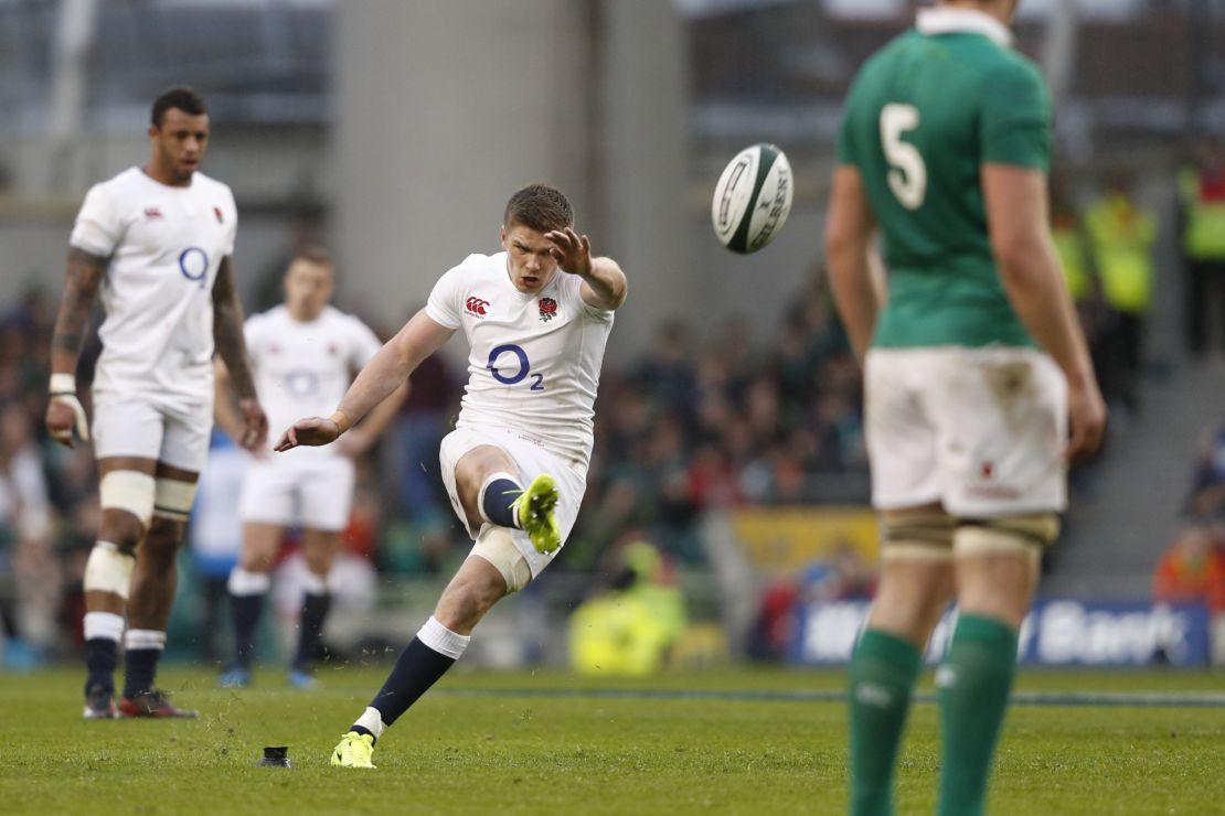 Owen Farrell went past 600 points for England but ended up on the losing side.
