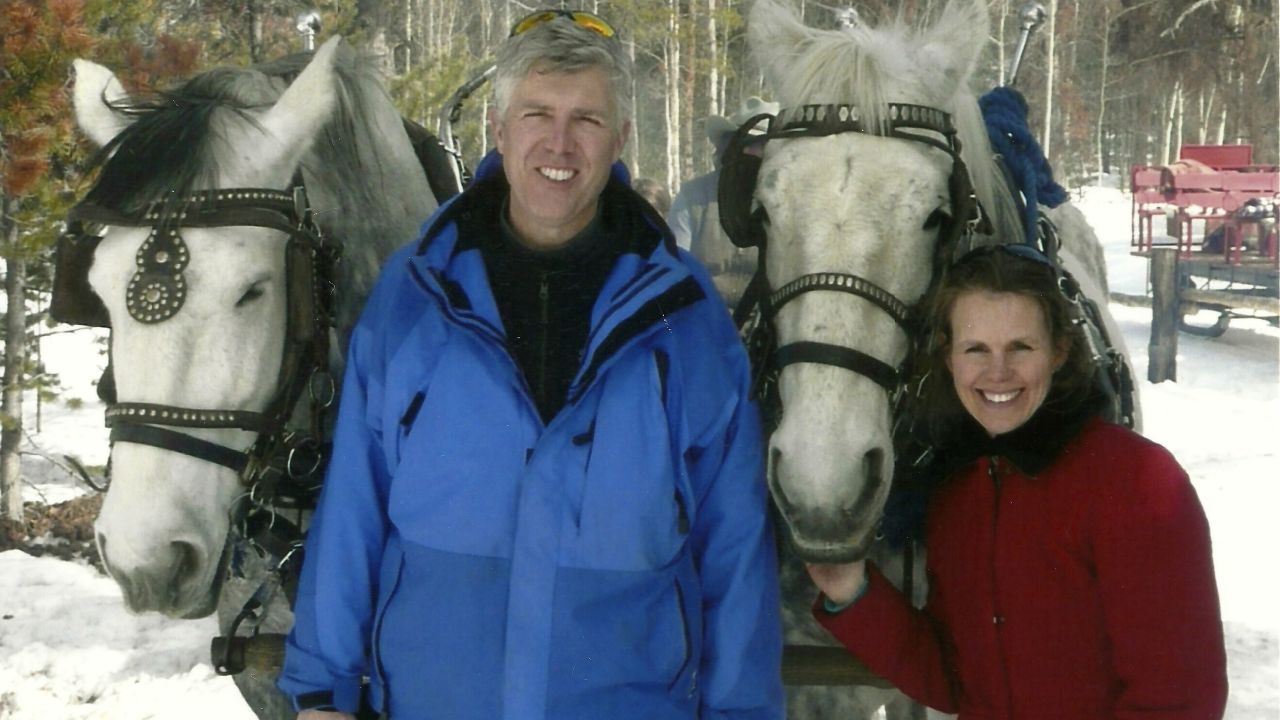 Gorsuch with his wife. He is described by colleagues and friends as a silver-haired combination of wicked smarts, down-to-earth modesty, disarming warmth and careful deliberation.