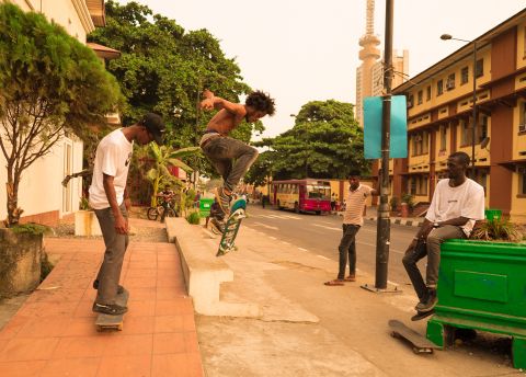 With no skate parks and an estimated population between 17 and 21 million Lagos seems an unlikely skateboarding city. Skate crew WAFFLESNCREAM are changing this. <br /><br />Nigerian- American photographer and filmmaker, Amarachi Nwosu  documented them as they took to the streets of Africa's most populous city.<br /><br />Photo: Amarachi Nwosu  