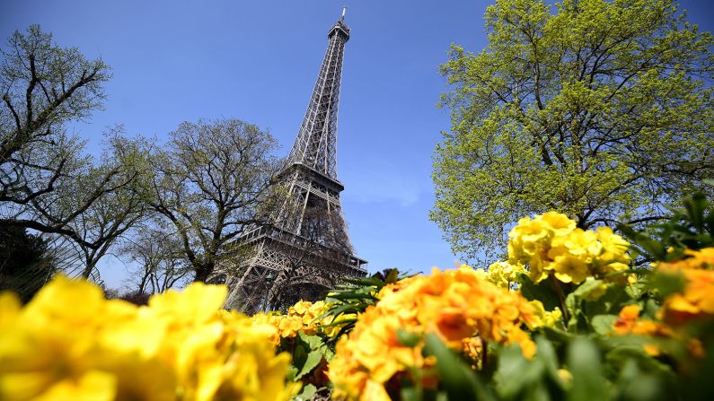 The Eiffel Tower in Paris is one of the world's most well-known and iconic landmarks.