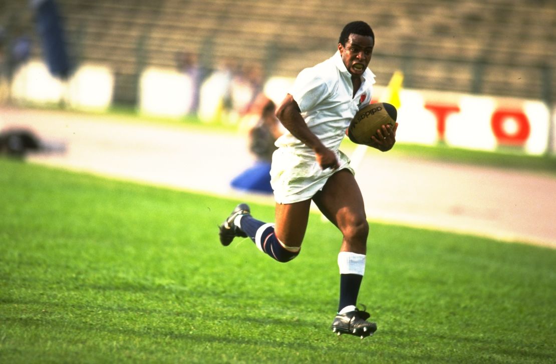 Chris Oti was the first black player to play for England in 80 years.