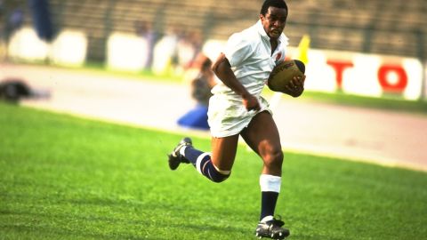 Chris Oti was the first black player to play for England in 80 years.